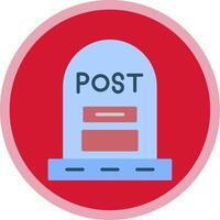 Post Flat Multi Circle Icon vector