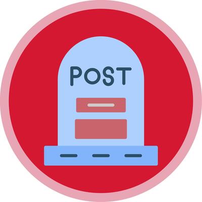 Post Flat Multi Circle Icon
