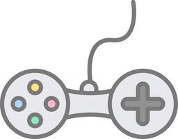 Controller Line Filled Light Icon vector