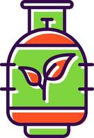 Bio Gas filled Design Icon vector