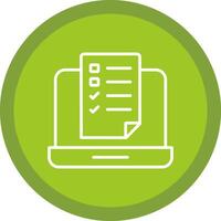 OnLine Multi Circle Testing Line Multi Circle Icon vector