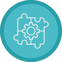 Fossil Fuels Line Multi Circle Icon vector