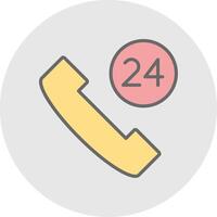 Help Line Filled Light Line Filled Light Icon vector