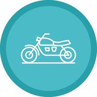 Motercycles Line Multi Circle Icon vector