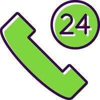 Help filled Design filled Design Icon vector