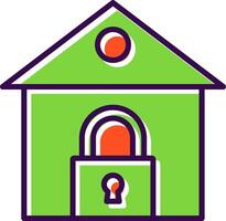 House Available filled Design Icon vector