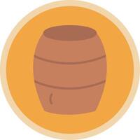 Barrel Flat Multi Circle Icon vector