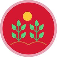 Agricultural Automationc Flat Multi Circle Icon vector