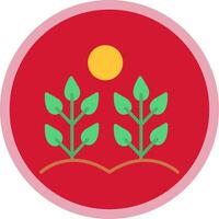 Agricultural Automationc Flat Multi Circle Icon vector