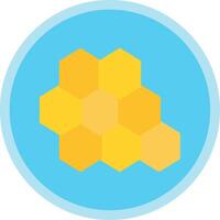 Bee Hive Flat Multi Circle Icon vector