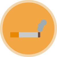 Smoking Flat Multi Circle Icon vector