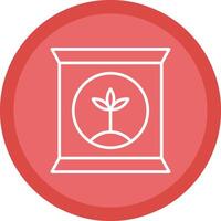 Fertilizer Line Multi Circle Icon vector