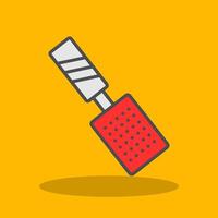 Grater Filled Shadow Icon vector