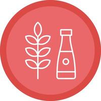 Home Brewing Line Multi Circle Icon vector