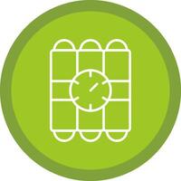 C4 Line Multi Circle Icon vector