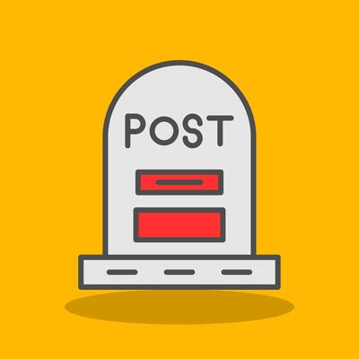 Post Filled Shadow Icon