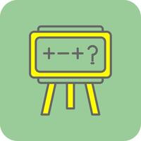 Theory Glyph Gradient Corner Icon vector