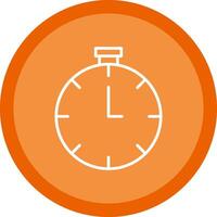 Timer Line Multi Circle Icon vector