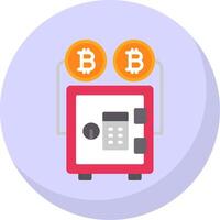 Proof Stake Flat Bubble Icon vector