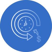 Refinery Flat Bubble Icon vector