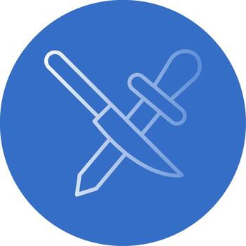 Sharpening Flat Bubble Icon vector