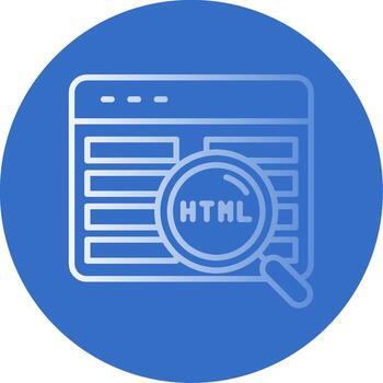 Code Review Flat Bubble Icon vector