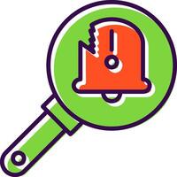 Fault filled Design Icon vector