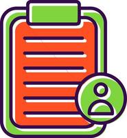 Tasks filled Design Icon vector