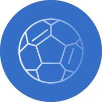 Football Flat Bubble Icon vector