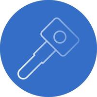 Car Key Flat Bubble Icon vector