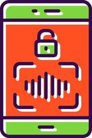 Smartphone filled Design Icon vector