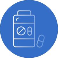 Medicine Flat Bubble Icon vector