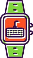 Keyboard filled Design Icon vector