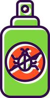 Insect Repellent filled Design Icon vector