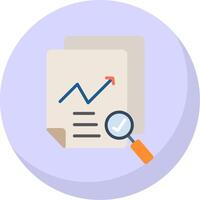 Data Quality Flat Bubble Icon vector