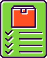 Inventory filled Design Icon vector