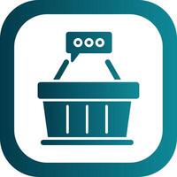 Shopping Feeds Filled Yellow Icon vector