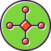 Connect filled Design Icon vector