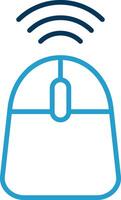 Mouse Line Blue Two Color Icon vector
