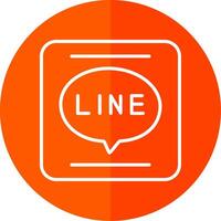 APP Line Yellow White Icon vector