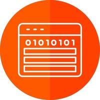 Web Programming Line Yellow White Icon vector