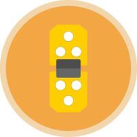 Hinge Flat Multi Circle Icon vector