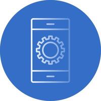 Development Flat Bubble Icon vector