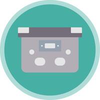 Box Flat Multi Circle Icon vector
