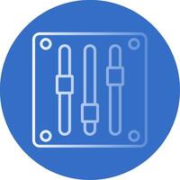 Gauge Gradient Line Circle Icon vector