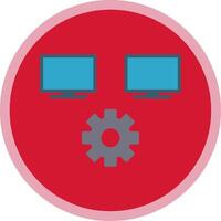 Multitask Flat Multi Circle Icon vector