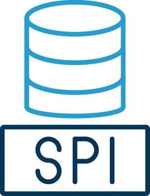 Sql Databases Line Blue Two Color Icon
