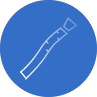 Miswak Gradient Line Circle Icon vector