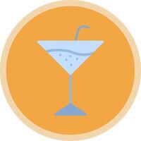 Martini Flat Multi Circle Icon vector