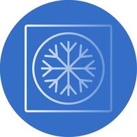 Ac Gradient Line Circle Icon vector